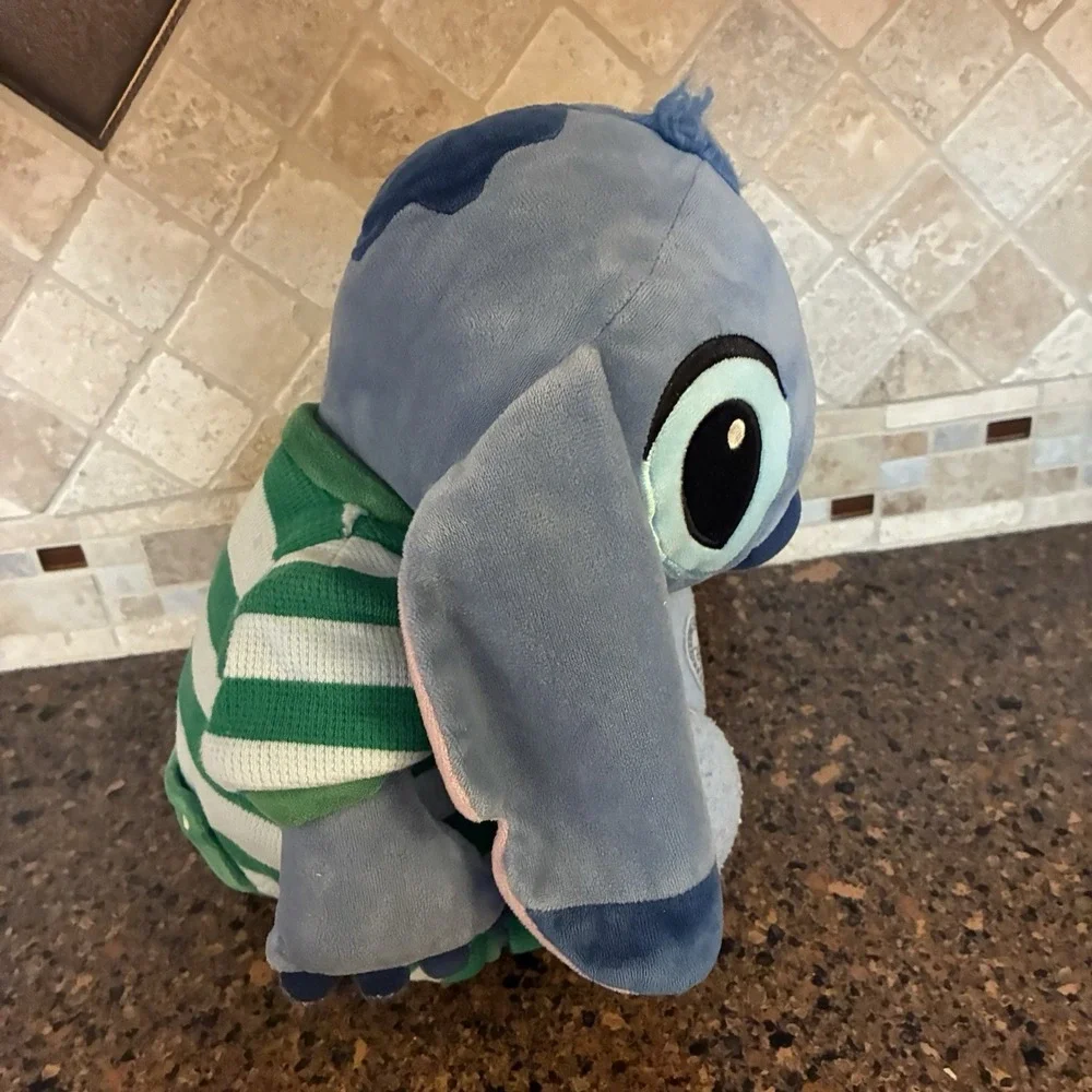 Disney Store Stitch Plush Bedtime Pajamas PJ Feet Lilo & Stitch Stuffed Animal